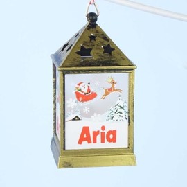 Mulberry Studios Starlight Lantern Christmas Tree Hanger Names A-G Aria