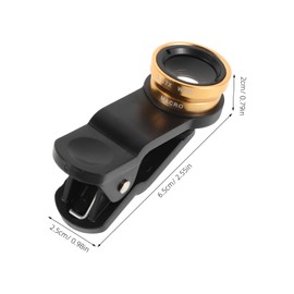 SHINEOFI Phone Camera Lens Kit Wide Angle Macro Fisheye Lens with Clip Compatible with Smartphones for Versatile Photography and Clear Images