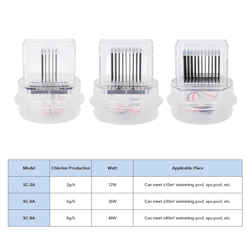 Salt Chlorine Generator Cell Salt Water Chlorination System Electrolytic Cell