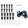 mounting bolts windshield bass boat Qiilu Windshield Bolts Kit, 10pcs