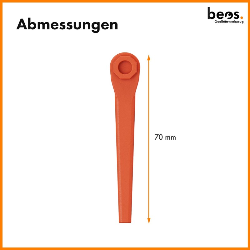 BEOS® 100 x Premium Replacement Blade Set for Gardena Grass