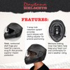 Daytona Helmets - Dull Black | Lightweight Dirt Bike |