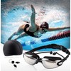 Swimming Goggles - Swim Goggles, UV Protection, Anti-Fog, Nose Bell,
