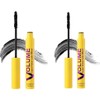 2Pcs Bubble Mascara - Waterproof Colossal Bubble Mascara for Women, Volume & Length Formula for Bold - Well-Defined Lashes, Long-Lasting, Layered to Boost Curl and Enhances the Natural Look