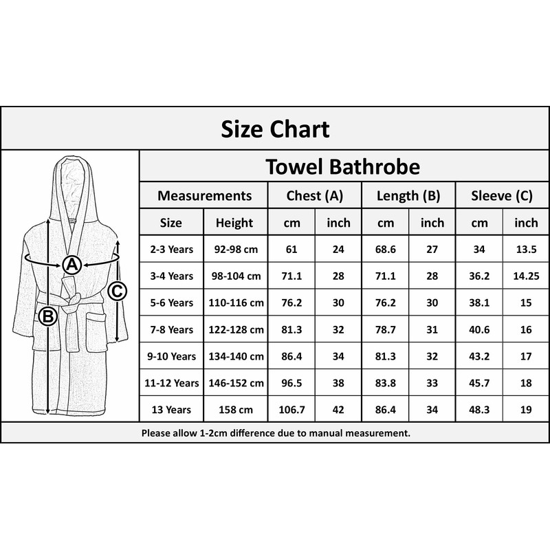 A2Z 4 Kids Girls Boys Terry Towel Beach Bathing Swimming