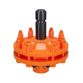 KYBOLT PTO Slip Clutch Spline for PTO Shaft, 1 3/8" PTO Slip Clutch, 6 Spline Ends PTO Friction Clutch, Carburized Steel Tractor Slip Clutch, Adjustable Rotary Cutter Slip Clutch