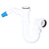 SPARES2GO 40mm Telescopic Sink Trap Kitchen Washing Machine Dishwasher 75mm