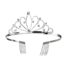 Boland 64554 Royal Queen Crown Headband Silver