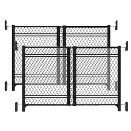 Ingenuity Doorway 42W Series Baby and Dog Gate 2-Pack, Indoor Outdoor, Won't Rust or Warp, Galvanized Steel, Fits 23-42" Openings; 24” Tall
