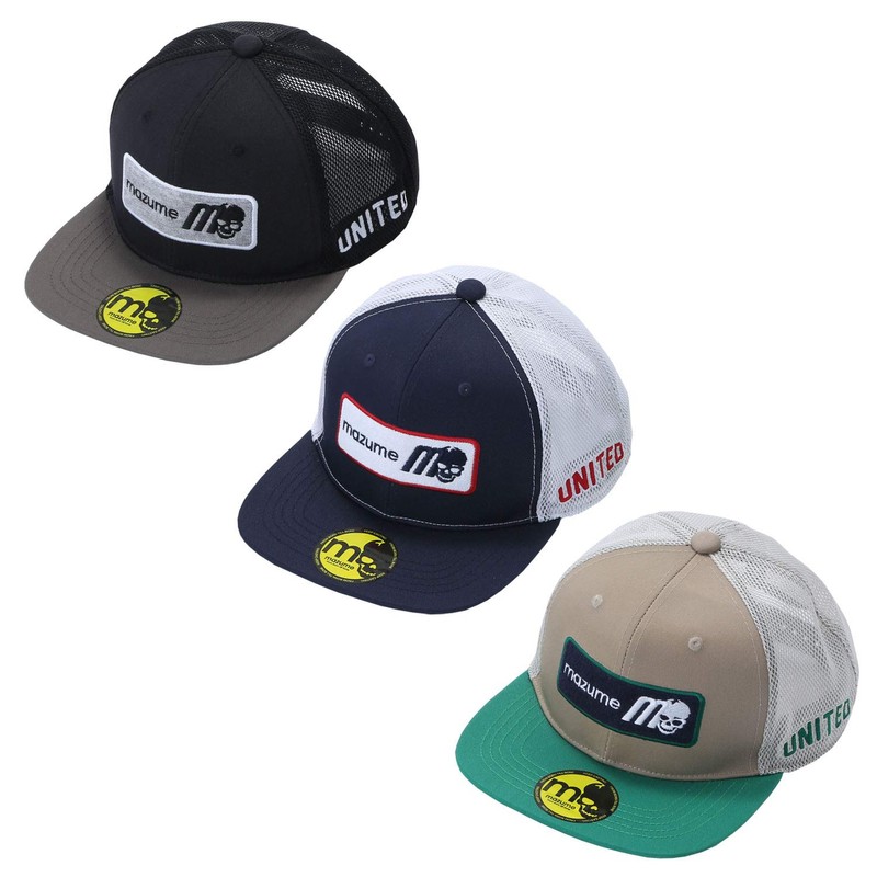 mazume FLAT CAP Mesh M Skull Box Logo MZCP-539