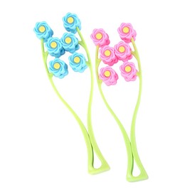 FRCOLOR Skin Care Tools 2pcs Face Roller Massager Manual Face Tightening and Lifting Roller Double Chin Remover Beauty Tool for Face Up Skincare Tool