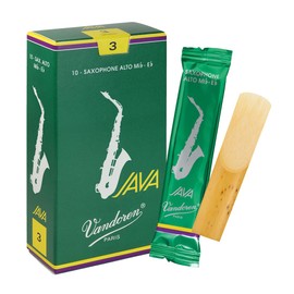 Vandoren SR263 Alto Sax JAVA Reeds Strength 3; Box of 10, Strength: 3