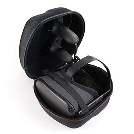 Estuche rígido de transporte para Oculus Quest todo en uno VR Gaming Headset - 64 GB 128 GB caja de almacenamiento de viaje protectora, Negro         