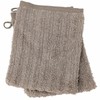 Waschlappen, einfarbig, 100 % Baumwolle, 16 x 21 cm, Braun,