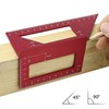 Aluminum Alloy Saddle Layout Square 3D Mitre Angle 45/90 Degree