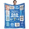 DAD Gifts Blanket from Daughter/Son,for Birthday,Fathers Day,Christmas,Valentine,Thanksgiving Anniversaries Gifts Blanket,Super