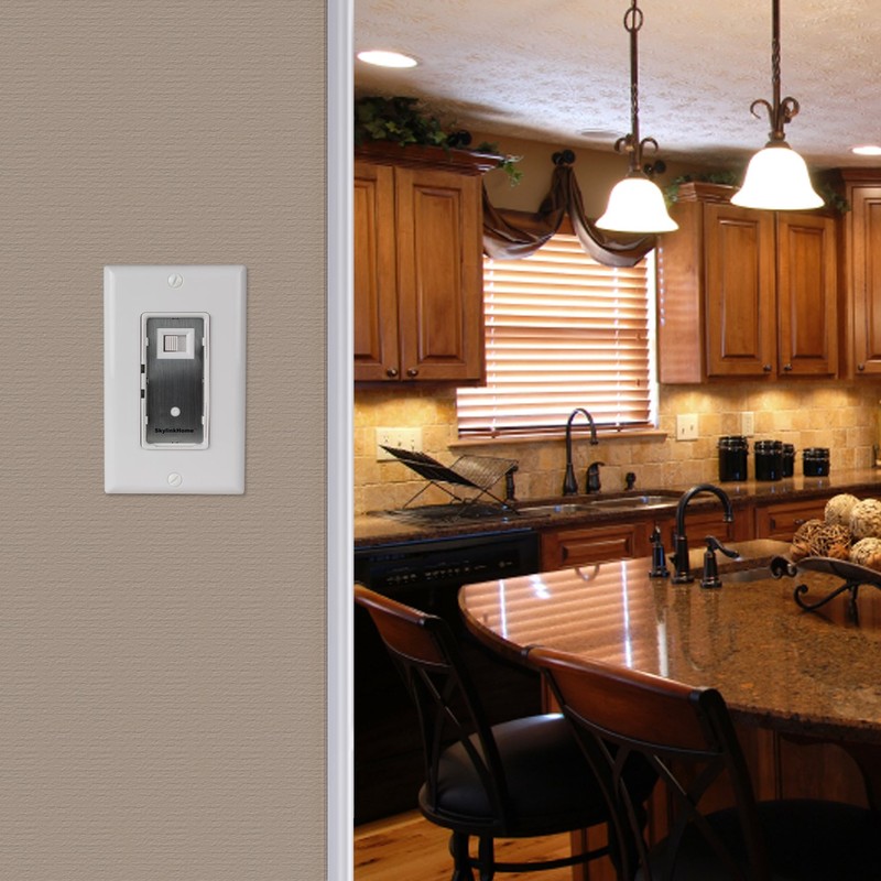 SkylinkHome WR-001 Dimmable Wall Switch Lighting Control In-Wall Remote Controllable