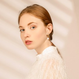 925 Sterling Silver Post Hoop Earrings for Women Lightweight Hoops for Women Chunky Huggie Hoop Earrings Hypoallergenic Small Hoop Earrings