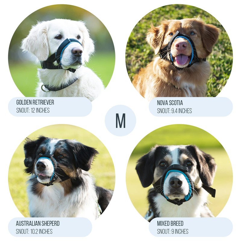 Gentle Muzzle Guard for Dogs - Prevents Biting and Unwanted