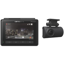 Pioneer VREC-DZ410D Dash Camera, Front and Rear 2 Megapixels, Front and Rear 2 Megapixels, Full HD, Parking Surveillance, Equipped with STARVIS, MicroSD (32GB) Included, 3 Inch LCD, Compact,