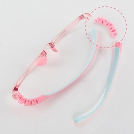 1 Pair Child Eyeglass Arms Leg Hinge Rubber with Elastic Leg Accessories Silicone Leg Accessories (Red)