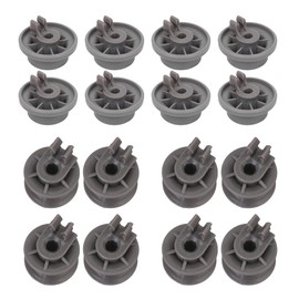 Emptty 8PCS Dishwasher Roller Assembly Fit Upper Dishrack and Lower Rack Wheel Replacement for Kenmore