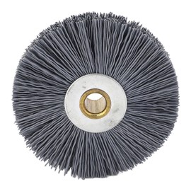 80x20x10mm Key Machine Brush Nylon and Stainless Steel Crimped Wire Wheel Brush for Deburring