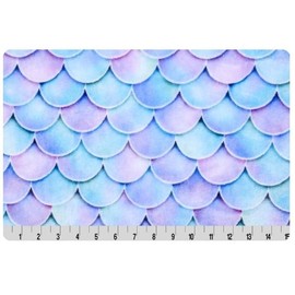 Mermaid Fin Cloud Cuddle Multi Fabric per Yard