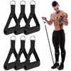 Forreen Single Handle for Resistance Bands, Pack of 6 Handles