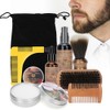 SEFUDUN Beard Grooming Kit for Men Beard Oil Beard Brush