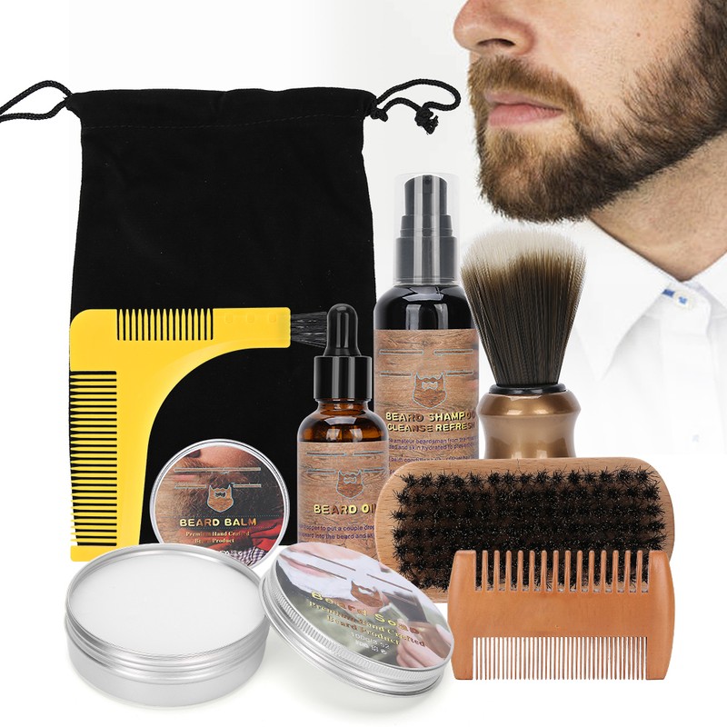 SEFUDUN Beard Grooming Kit for Men Beard Oil Beard Brush