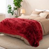 Bare Home Shaggy Faux Fur Sherpa Blanket - Super Soft,