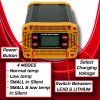 Banshee 12V/20A 24V/10A Automatic Battery Charger, with LCD Display &
