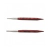 KnitPro Symfonie Cubics Wood Interchangeable Knitting Needle Tips - 7.0mm