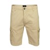 Xact Men's Cotton Twill Cargo Shorts, Regular Fit (Stone) 32
