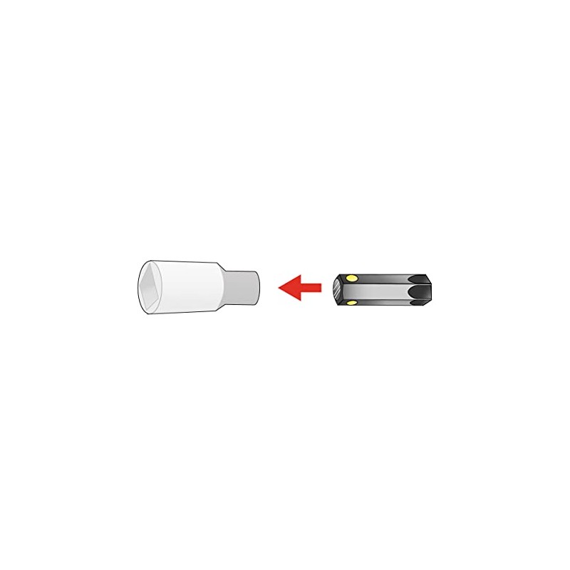 BONDHUS (Genuine Domestic Product) [Replacement] Torx® Bit T50 [Insertion Angle:
