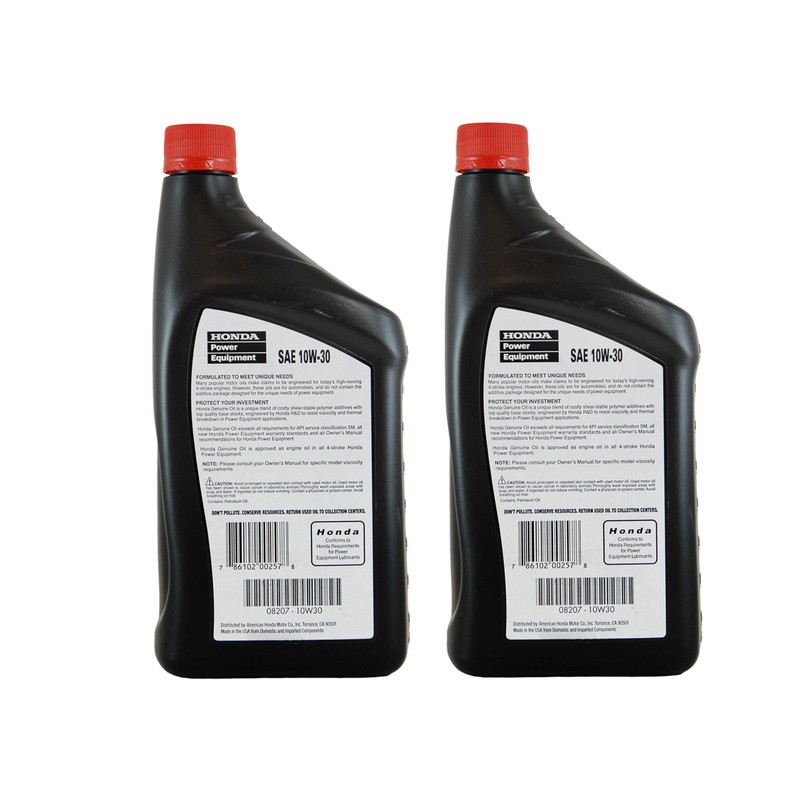 HONDA MOTOR OIL 10W30 QT (PACK OF 2)