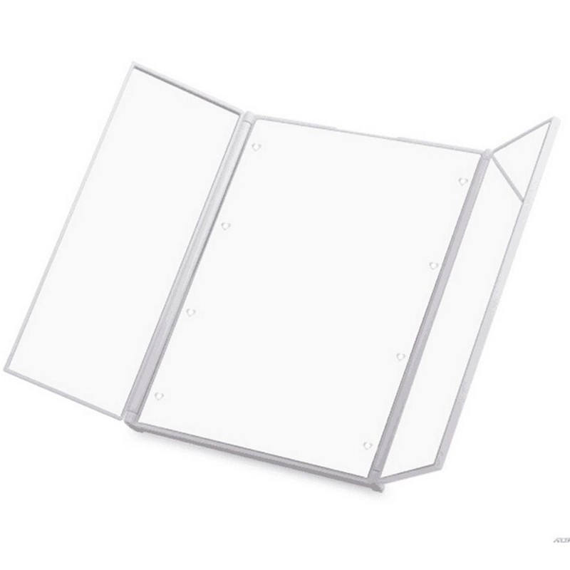 LED Trifold Makeup Mirror 360 Degree Tri Fold Led Illuminated