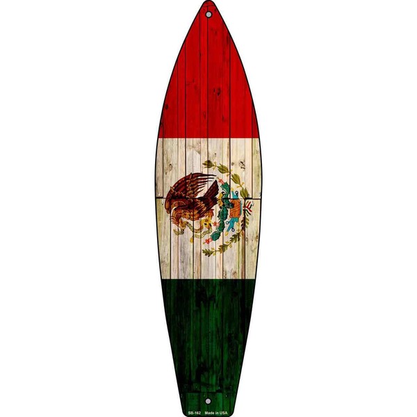Mexico Flag Novelty Surfboard SB-162