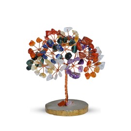 7 Chakra Tree of Life, Seven Chakra Tree, Chakra Crystals, Chakra Stones and Healing Crystals, Crystal Tree, Chakra Decor, Meditation Accessories, Office Decor, Good Luck Gifts, Crystals for Healing