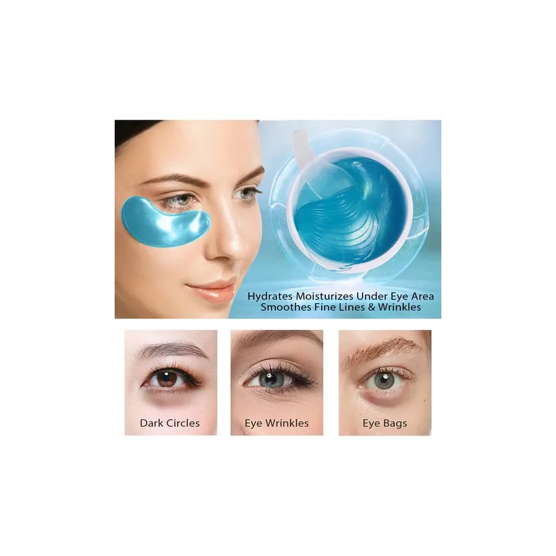 Parches Para Ojos Bolsas Ojeras Hidrata Humecta Antiarrugas