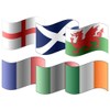 All 6 x Participating Six Nations Rugby 5'x3' Premium Quality Flags - England, Scotland, Ireland, Wales, France & Italy