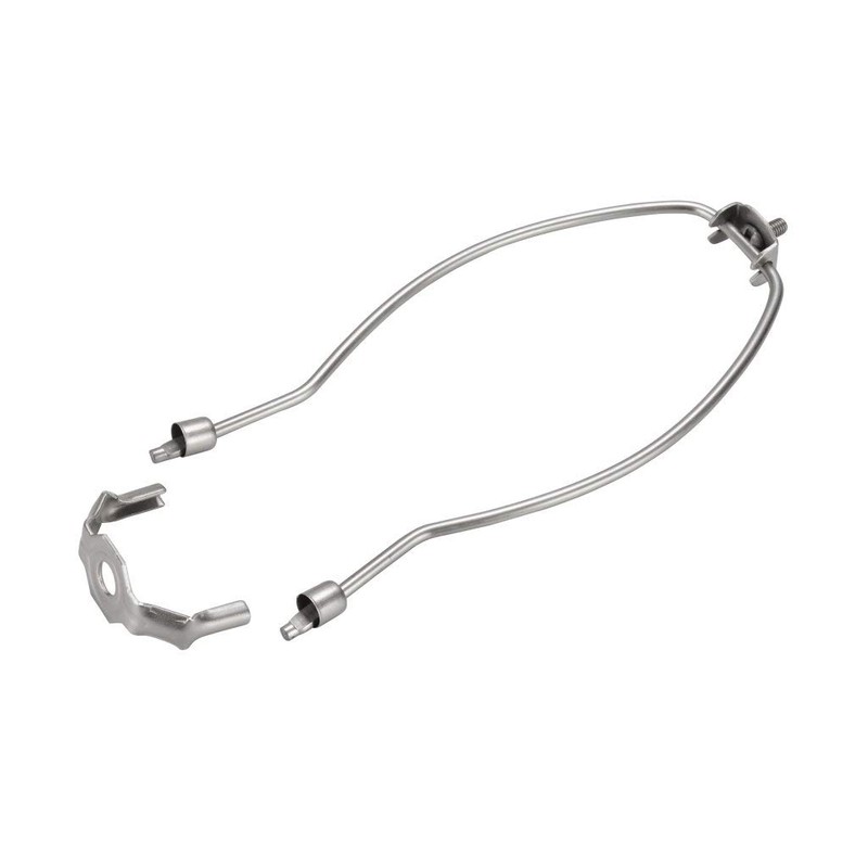Aspen Creative 20008-2 Saddle, 11" Lamp Harp, Satin Nickel