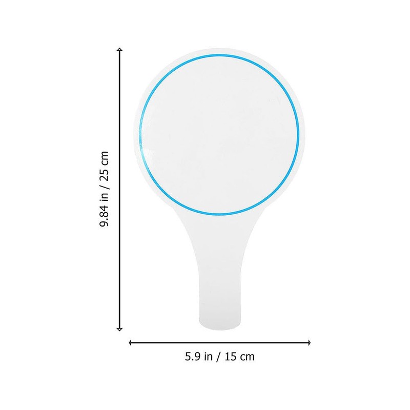 Veemoon 2pcs Mr and Mrs Handheld Dry Erase Paddles Blank