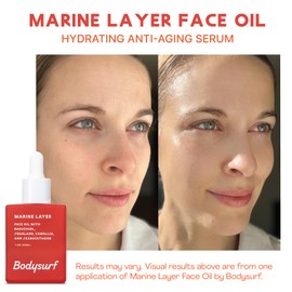 Hydrating Face Oil - Bakuchiol, Jojoba Oil Organic, Organic Rose Hip Oil for Face, Squalane Oil for Face, Sea Buckthorn Oil - Facial Oil Face Moisturizer for Women & Men