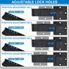 ZZBUY 7.5" Flip Gate Latch Lock, Heavy Duty Adjustable Door