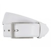 LLOYD Leather Belt-White - White - 44 IN