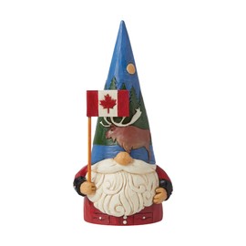 Enesco Jim Shore Heartwood Creek Gnomes Around The World Canadian Figurine, 5.5 Inch, Multicolor
