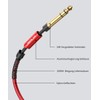 JSAUX Guitar cable, 6.35 mm Instrument Cable, Electric Guitar Cable,