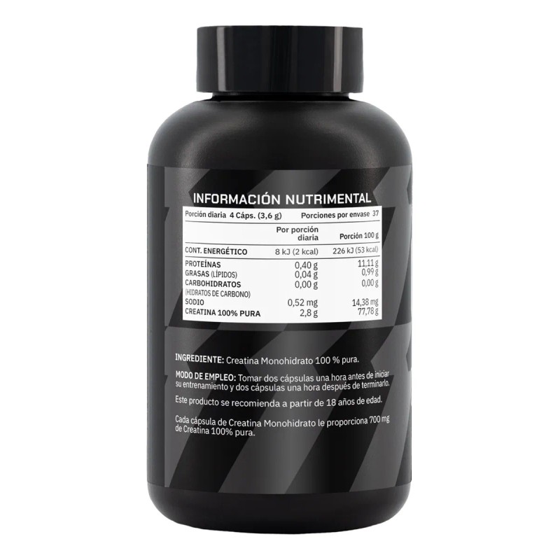 Suplemento Creatina Monohidrato 100 (150 Cps) Prowinner Natural
